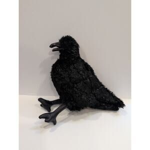 Folkmanis Realistic Black Crow Hand Puppet, 12"